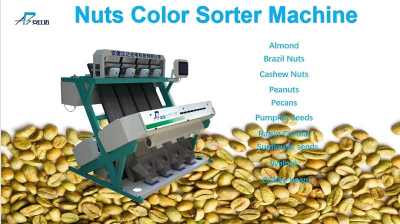 Food Selector CCD Peanut Color Sorting Machine High Accuracy Sorter