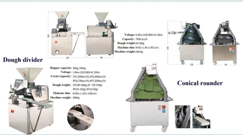 Dough Divider/Dough Cutter/Dough Cutting Machine/Bakery Machine/Bread Machine/Dough Dividing