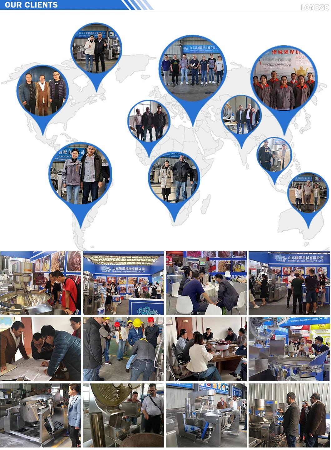 Paste Mixing Cooker China Factory Supplier 500 L Electric Automatic Noodle Cooking Machine