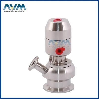 SS316L Hygienic Ferrule Clamping Sample Valve with Stainless Steel