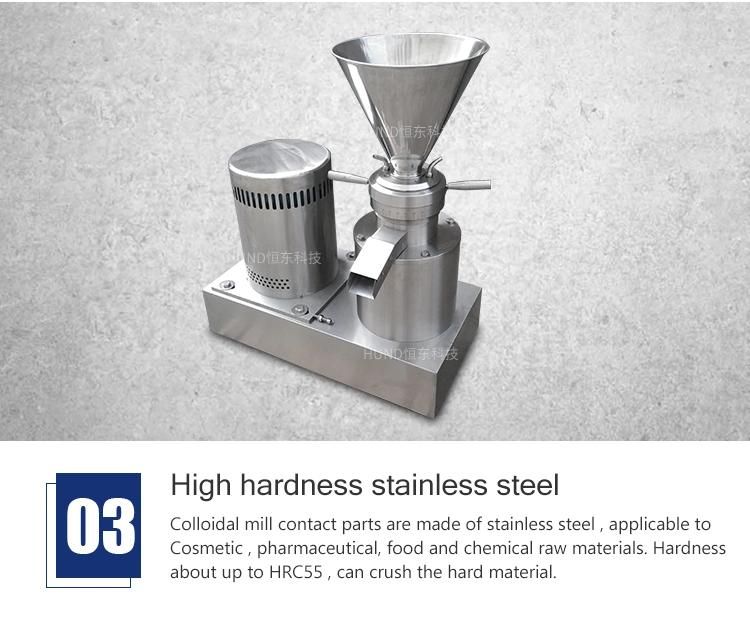 Industrial Wet Coffee Nut Stainless Steel Wet Butter Grinder