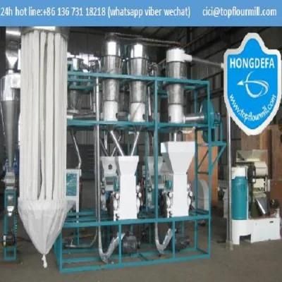 Low Cost Bakery Flour 10t Wheat Flour Milling Machine