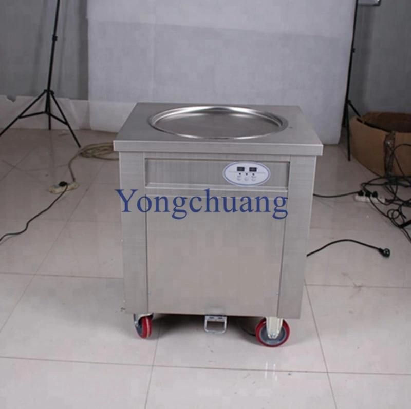 High Quality Fried Ice Cream Machine with Panasonic Compressor