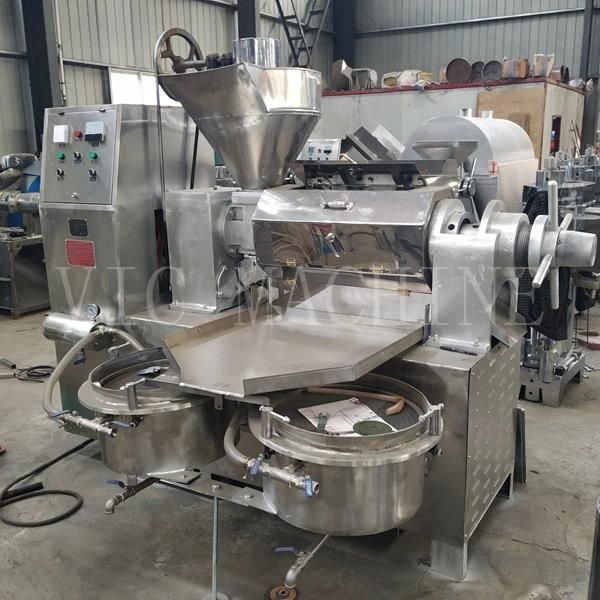 Big Capacity Latest 304 Stainless Steel Oil Press Machine