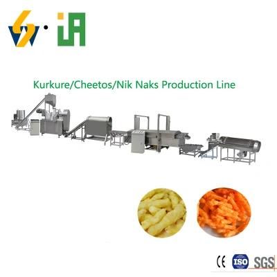 Stainless Steel Kurkure Snack Chips Making Machinery Cheetos Extruder Machine