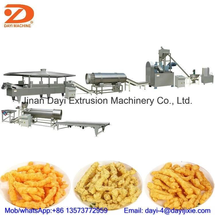 Puffed Corn Curl Snack Cheetos Kurkure Extruder Machine