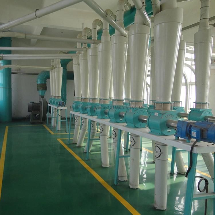 Complete Processing Line of Wheat Flour with Capacity of 100-120 Mt/D