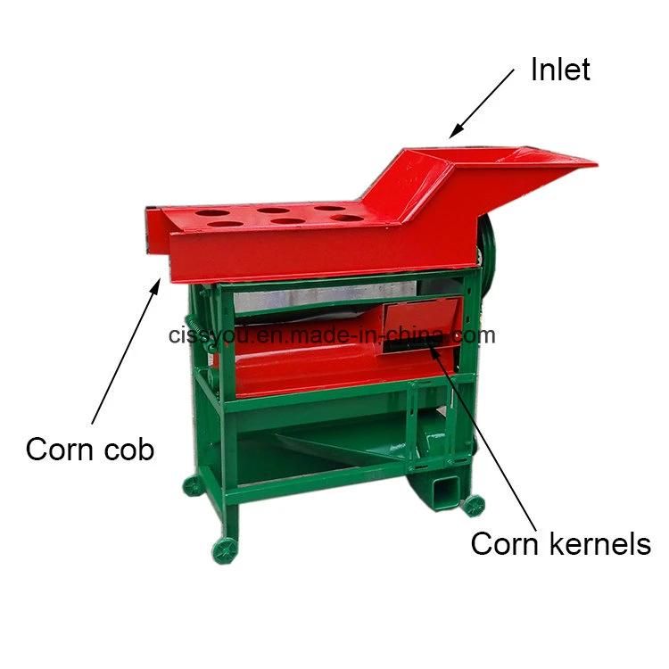 Combined Corn Maize Sheller Threshing and Peeling Processing Machine