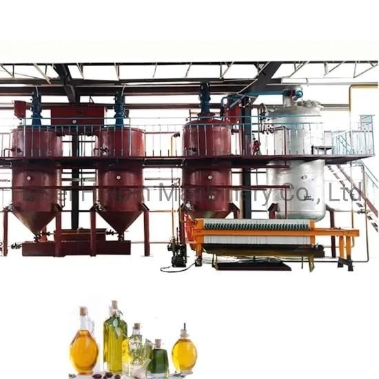 Crude Rice Bran Oil Physical Refining Machine