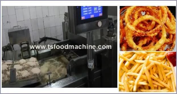 Industrial Plantain Chips, Potato Chips Continuous Frying Machine