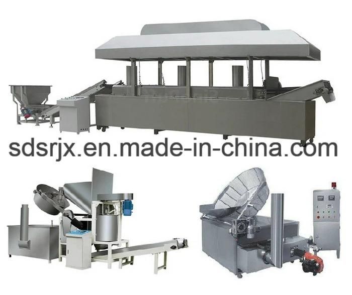 Automatic Extruded Deep Fried Chip Snack Production Machinery