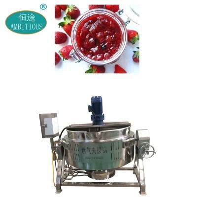 400L Tilting Natural Gas Double Jacket Pot Gas Fired Jacketed Kettle