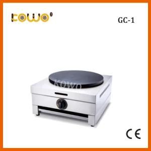 Professional Stainless Steel Mini Automatic Gas 40cm Diameter Crepe Pancake Making Machine ...