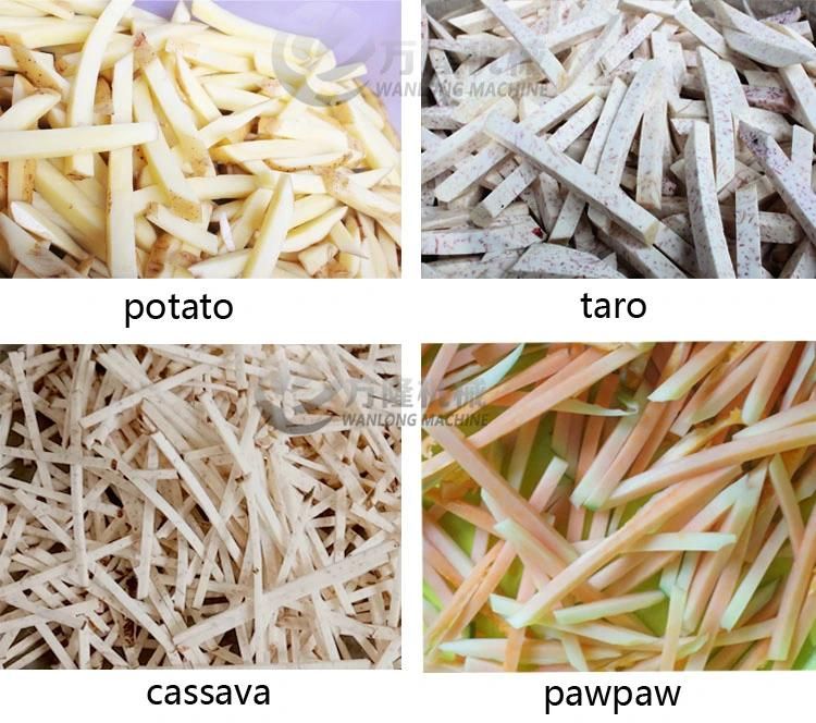 Best Selling Potato Sticks Cutting Machine Cutter Potato Chips Carrot Potato Taro Pawpaw Shredding Cutting Machine