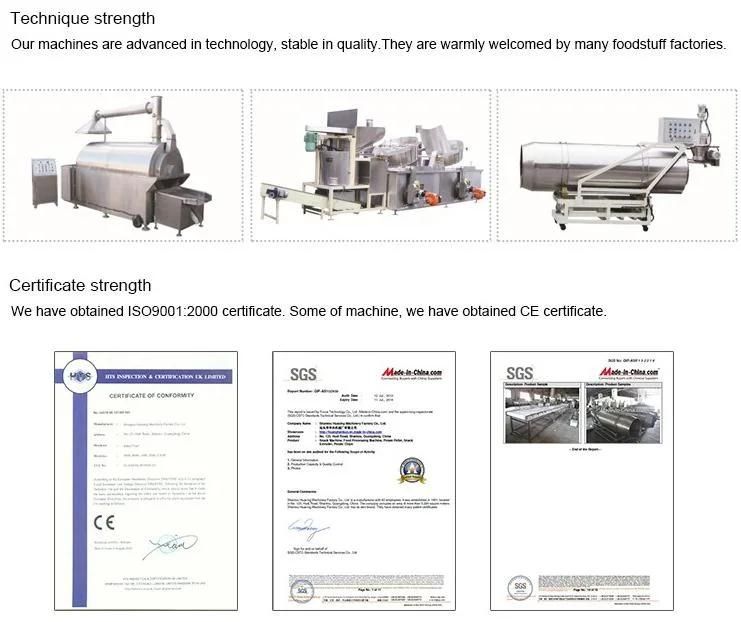 Stainless Steel Snacks Seasoning Flavor Machine Drum Flavoring Line Flavoring Machine