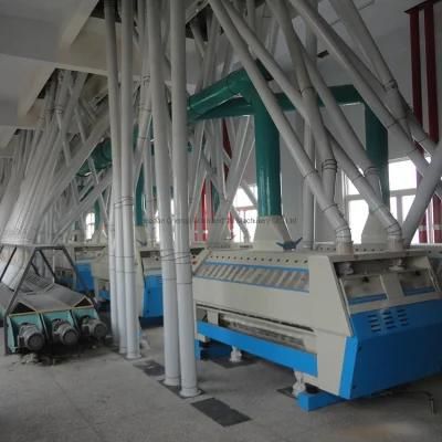 Complete Processing Line of Wheat Flour with Capacity of 100-120 Mt/D