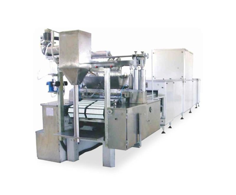 Left and Right Two Color Casting Servo Motor Control Pouring Jelly Candy Mogul Line