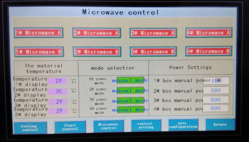 Powder Products Microwave Sterilization Machine