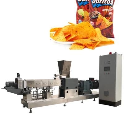 Fried Wheat Corn Ring Puffed Snack Food Pellets Machinery.