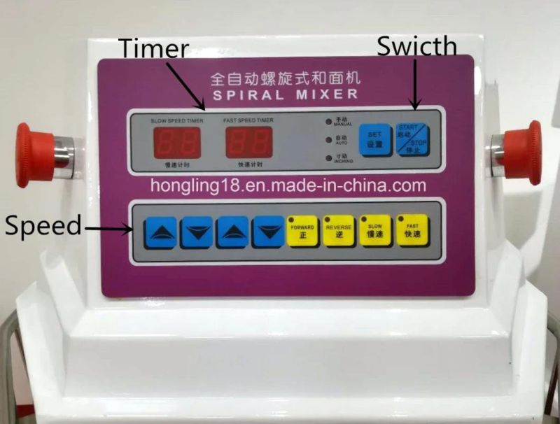 Bread/Baguette/Croissant Dough spiral Mixer 100kg