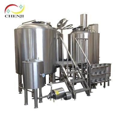 Lager Ale 500L 600L 1000L Steam Heating Beer Brewing Equipment Price