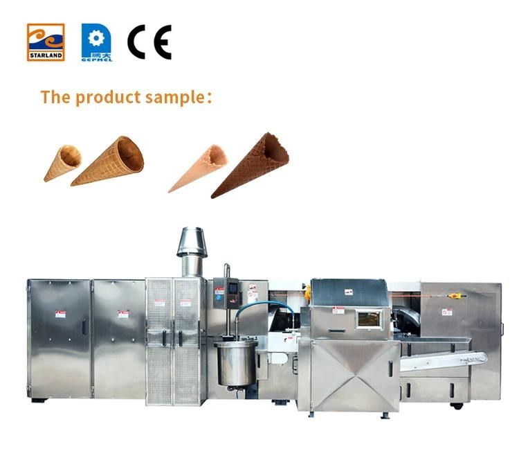 260*240 mm One Die Two Cake Automatic Crisp Tube Production Line, with After-Sales Service