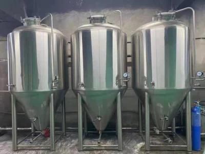 SUS304 Dimple Jacketed Beer Fermenter/Conical Fermentor/Fermentation Tanks