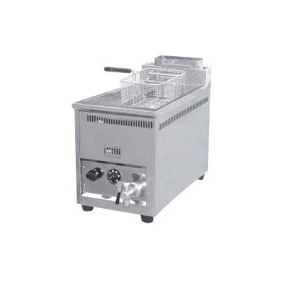 Stainless Steel Single Tank Gas Fryer