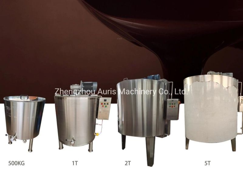 Stainless Steel Chocolate Heating Mixing Blending Tank Machine