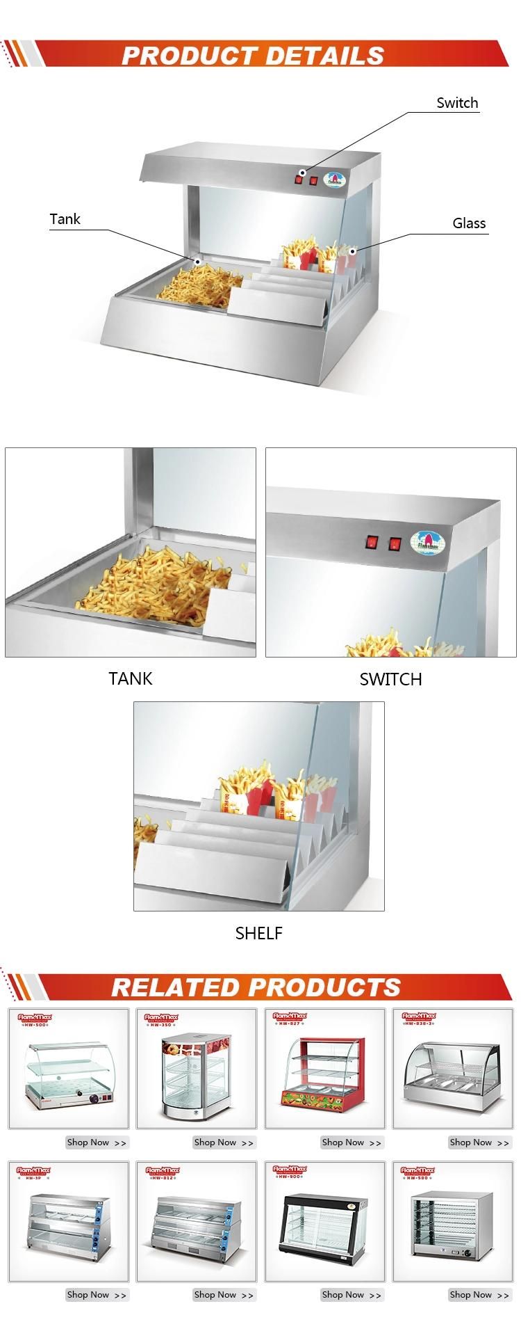 Fast Food Equipment Restaurant Chip Workstation French Fries Display Warmer