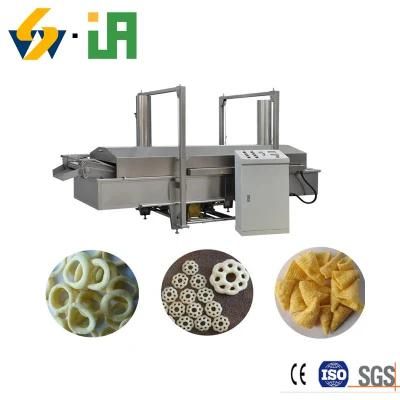 Ce and ISO 9001 Puffed Snack Food Machine Fried Bugle Snack Food Machine Corn Roasting ...