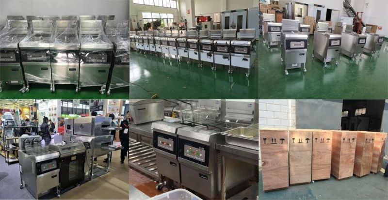 Commercial Catering Equipment LPG Table Top Gas Open Deep Fryer for Fried Chip