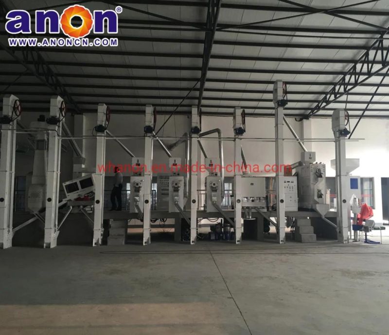 Anon Modern 50-60 Tons Rice Mill Commercial Rice Milling Machine