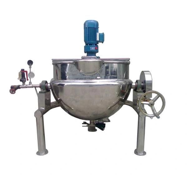 500L 1000L Sanitary Stainless Steel Jacketed Steam Kettle Price