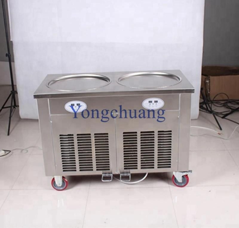 High Quality Fried Ice Cream Machine with Panasonic Compressor