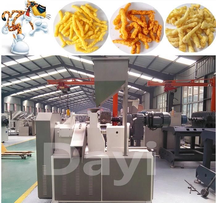 Fried Cheetos Kurkure Snack Food Production Machine Line