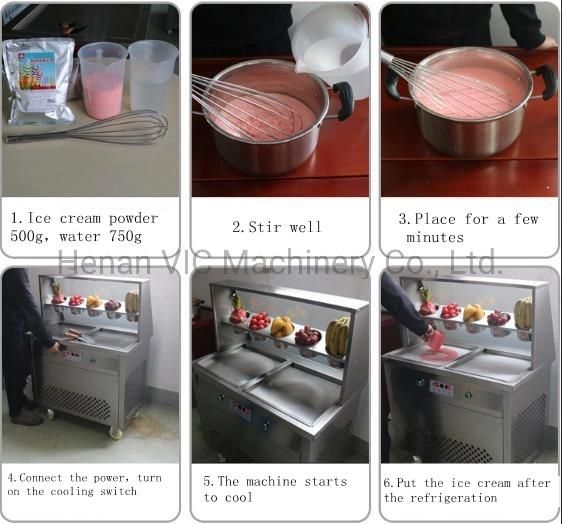 Stainless steel frozen yogurt machine