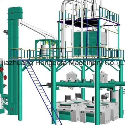 Turnkey Project Maize Flour Milling Machine Maize Grits Mill