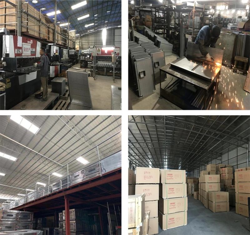 Commercial Kitchen 4 Deck 16 Trays Gas Oven for Restaurant Baking Equipment Bread Oven Bakery Machinery Food Machine Oven