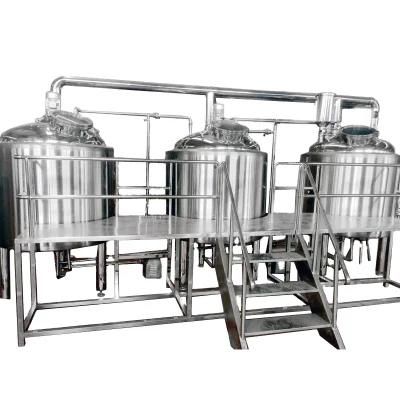500L Beer Brewing Equipment Beer Fermentation Equipment Beer Brewing Plant
