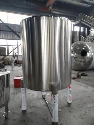 2000L Stainless Steel Jacketed Insulation Storage Holding Mixing Buffer Tank