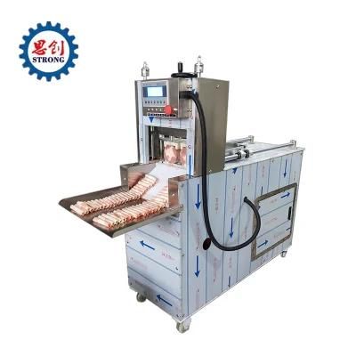 Automatic Frozen Mutton Cutting Sheep Meat Slicing Machine/Beef Rolls Slicer Cutter