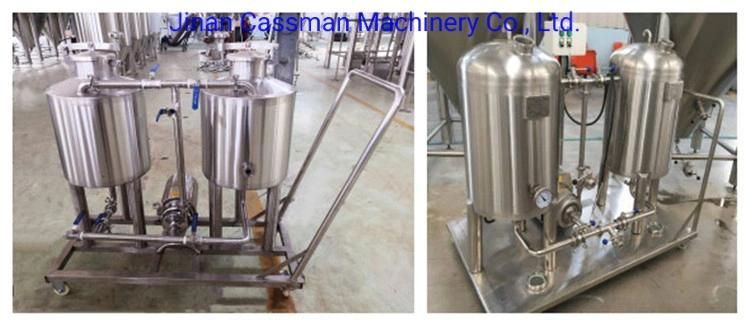 Cassman Stainless Steel Brewery Equipment 2 Vessels or Combined 3 Vessels Beer Brewing Machine for Sale