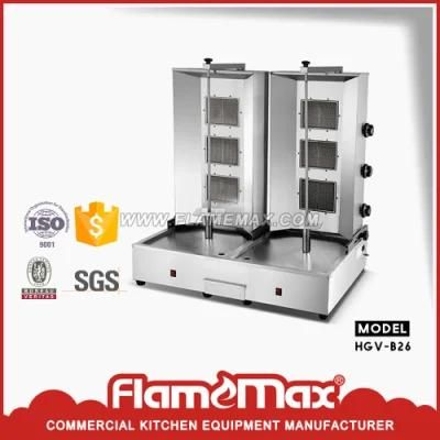 Gas Shawarma Kebab Machine with 6-Burner (HGV-B26)