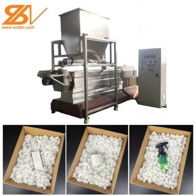 1tph Industrial Automatic Modified Starch Degradable Packing Foam Making Machine