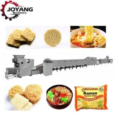 Square Round Shape Instant Noodles Processing Line Noodle Making Machine