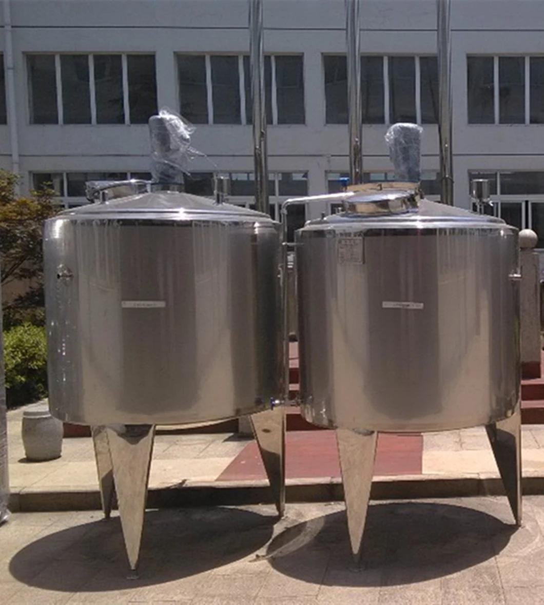 2000L Stainless Steel Juice Milk Mixing Pressure Wine Fermentation Vessel