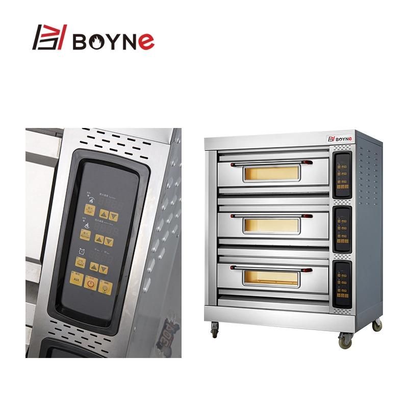 Commercial Electric Three Layer Six Trays Baking Oven