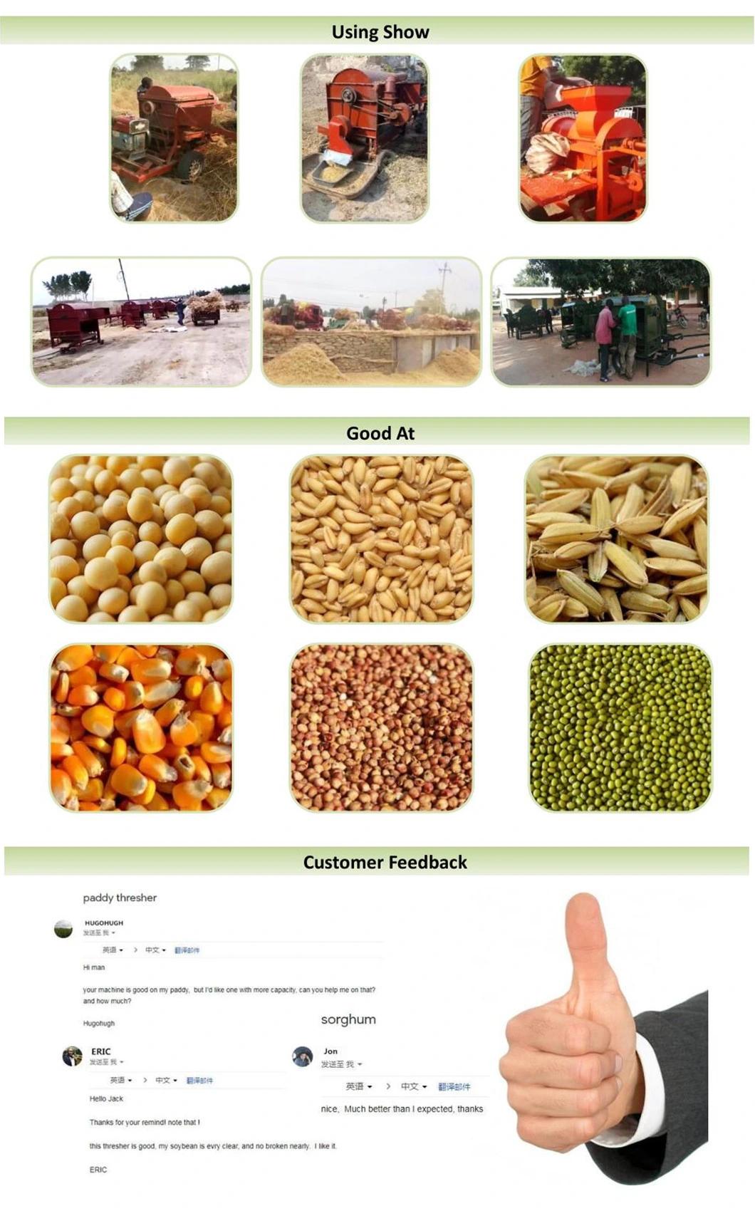 Sorghum Millet Quinoa Soybean Corn Paddy Rice Thresher