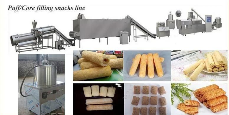 2019hot Sale Core Filling Puff Snack Food Machinery